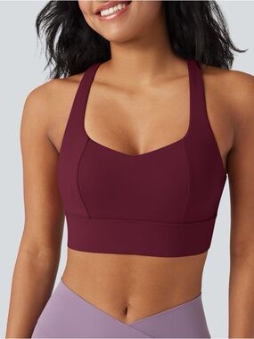 Halara Light Support Racerback Crisscross Yoga Sports Bra size S NWOT